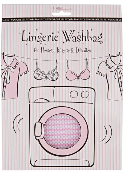 Our Lingerie Washbag is perfect for Hosiery, Lingerie & Delicates!  Designed for washing machines, our sweet little washday helper is made from reinforced, double layered mesh.  A fine inner weave of high performance material prevents hooks and wires from piercing through the bag and snagging your wash. Keep your delicates twist, tear and tangle-free in our generously sized Lingerie Wash Bag.
