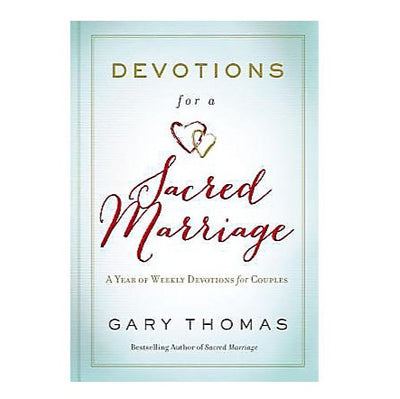 “Devotions for a Sacred Marriage” explores how God can reveal Himself to you through your marriage and help you grow closer to Him as well as to your spouse. With fresh insights that build upon the principles found in Sacred Marriage, these fifty-two weekly devotions offer practical, biblical wisdom for nurturing your marriage as an expression of your love for God. Features two-color printing throughout and a presentation page for gift-giving, hardcover.