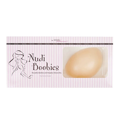 Nudi Boobies are a backless and strapless silicone bra by Model Behaviour which gives a show-stopping ‘lift’ in every little outfit!