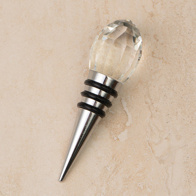 Prism Wine Bottle Stopper.  This gorgeous prism cut glass stopper adds elegant style to your party! So beautiful and functional!! Buy several to coordinate all your different wines at your event.  Great for receptions and showers!  Give to your hostesses as a great Thank You gift!!  